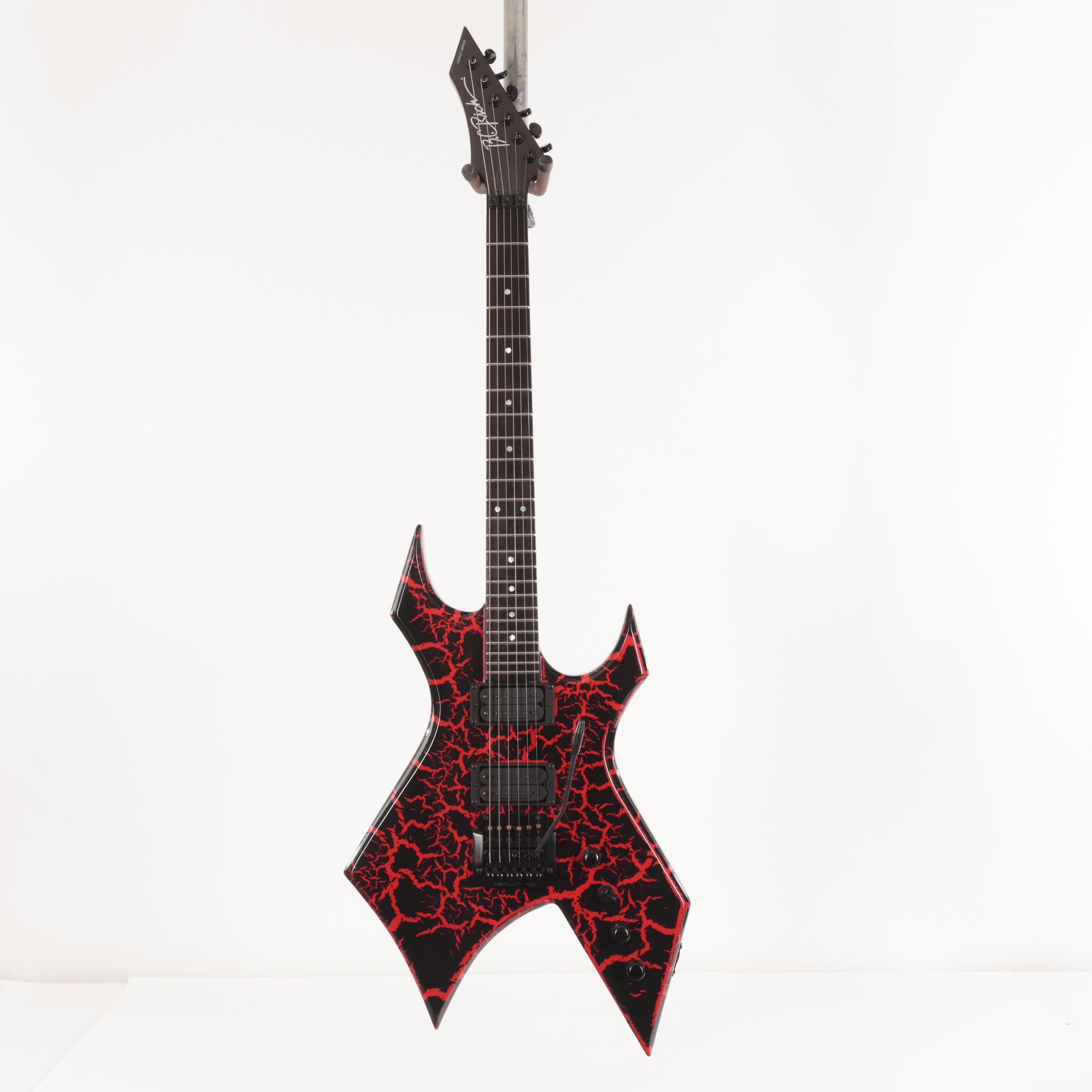 BC Rich Warlock Legacy with Kahler Trem Electric Guitar in Red